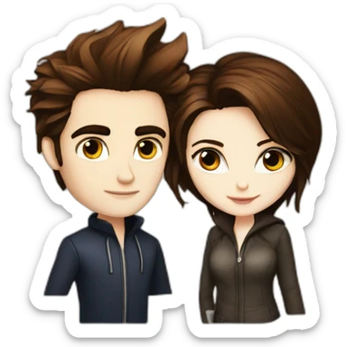 edward cullen and bella swan sticker