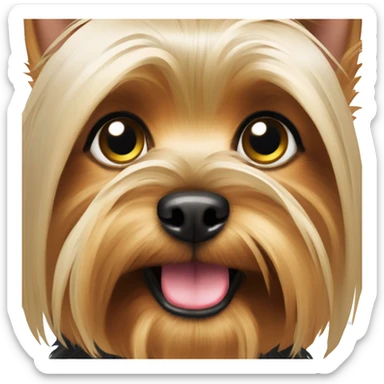 Very pretty Yorkshire terrier sticker