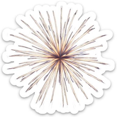 Fireworks sticker