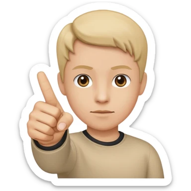 POINTING FINGER DIRECTLY TO CAMERA sticker