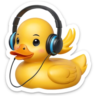Web dev duck sticker