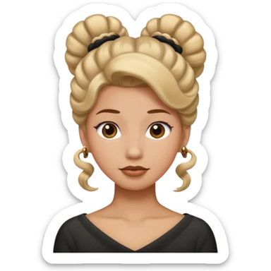 hair updo sticker