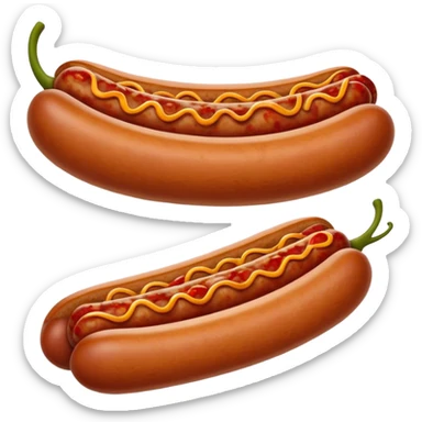 Chorizo Cinematic Realistic Chorizo Dish Emoji, depicted as a single, perfectly spiced sausage, rendered with rich textures and dynamic, appetizing lighting. sticker