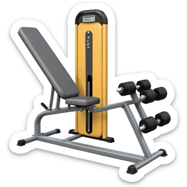 leg extension machine sticker