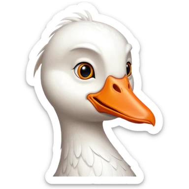 Silly goose sticker