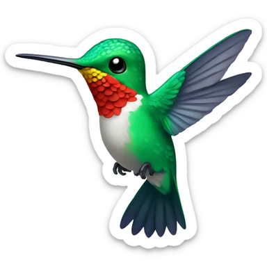 Hummingbird sticker