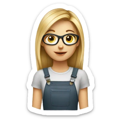 web designer girl german sticker