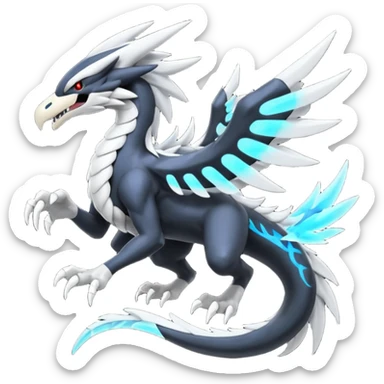 Silvally-Nargacuga-Venom-Zekrom-fusion sticker
