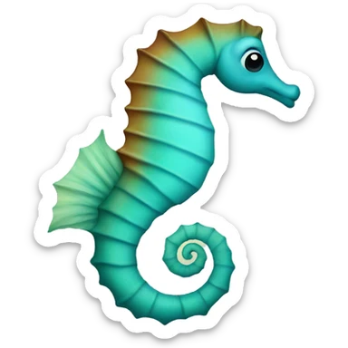 Seahorse sticker
