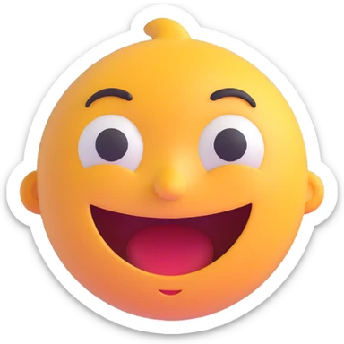 set of four simple bold style Discord bot emotes for OptiCore with #3498db as main color showing cheerful, confused, warning, and offline moods sticker