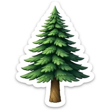 pine tree sticker