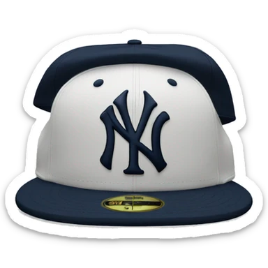 yankees fitted cap sticker