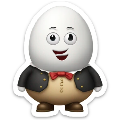 Humpty Dumpty sticker