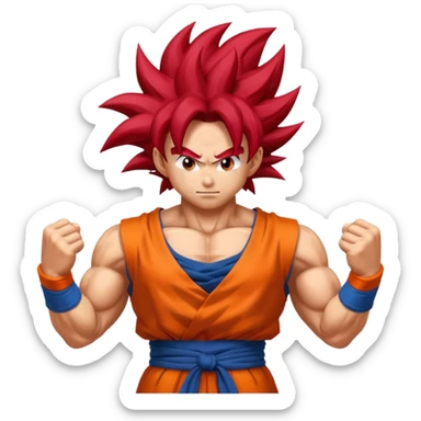 Goku super Saiyan 4 sticker