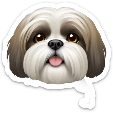 Make a shih tzu emoji  sticker