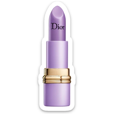 pastel purple Dior lipstick  sticker