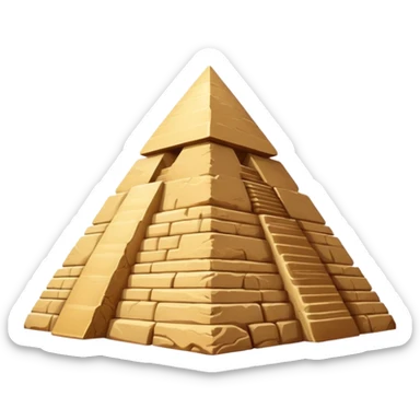 Egypt pyramid sticker