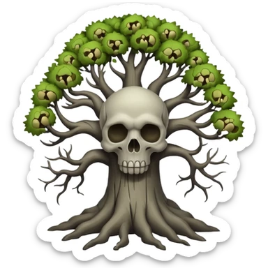 Tree sprouting skulls – Haunted forest





















 sticker