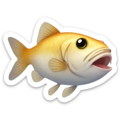 A cat fish  sticker