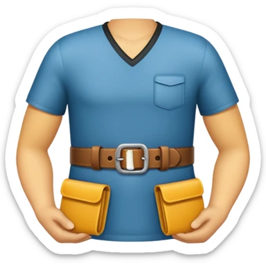 belt in hand sticker