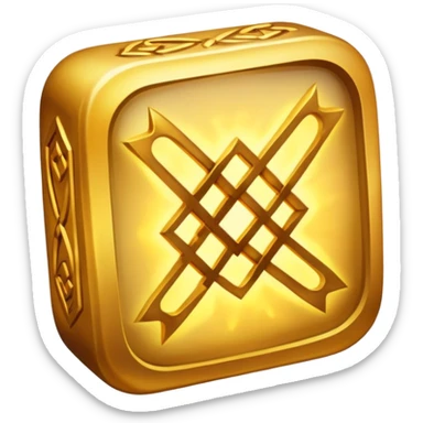 packet of glowing runes sticker