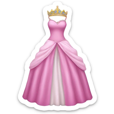 princess dress sticker