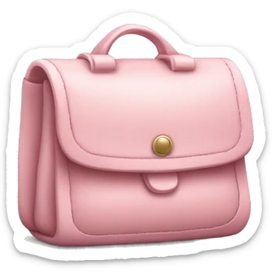 soft pink bag d sticker