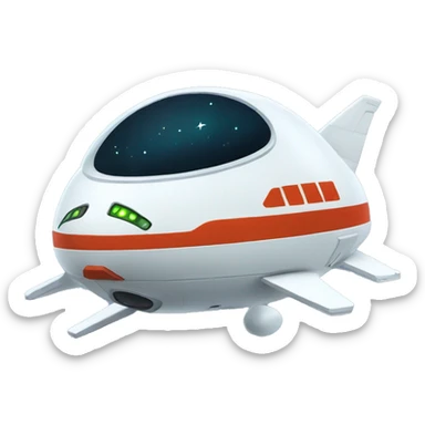 Planet Express delivery spacecraft  sticker
