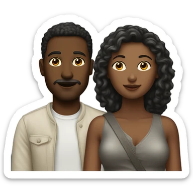 a couple who went to an art museum sticker