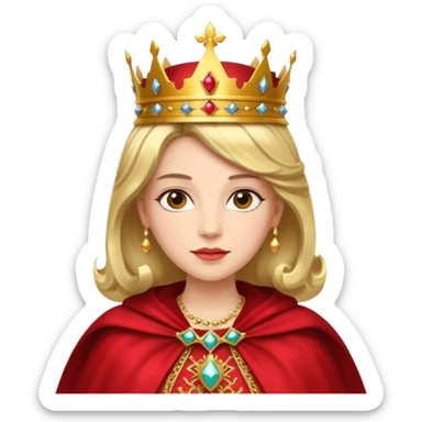 red Cape Queen sticker