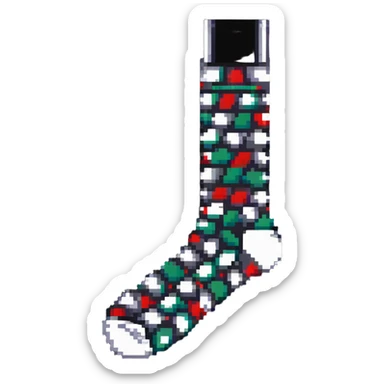 polka dot sock sticker