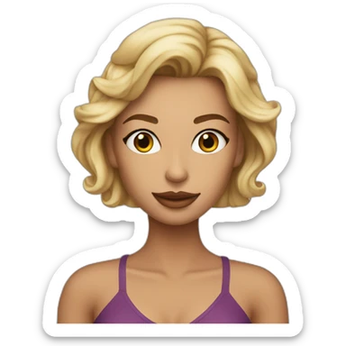 Hot girl supermodel pepe sticker