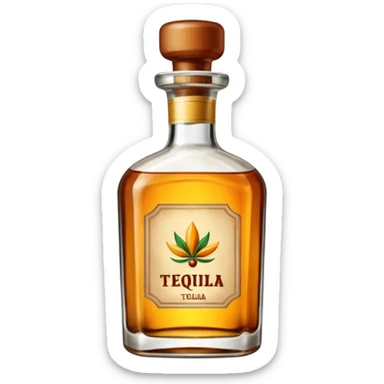 Bottle of Tequila sticker