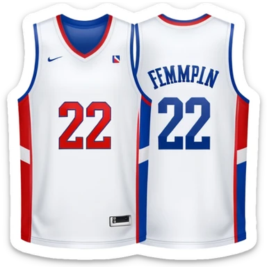 Basketball jerseys with 22 on it sticker