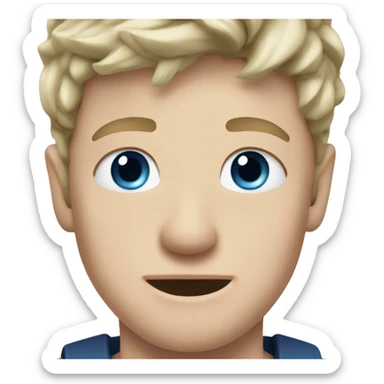 Niall Horan with blue eyes  sticker