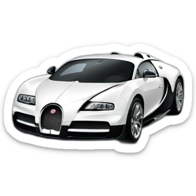 A bugatti car sticker