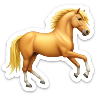 fish riding a horse  sticker