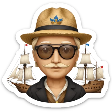 Batavia the Dutch East India Company shiphollywood star sticker