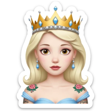 Tattooed princesses sticker