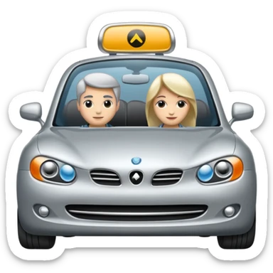 An passenger auto sticker