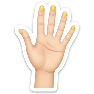Minimal emoji of a hand lifting facial skin upward, clear skin-tightening gesture, gentle upward motion, natural wellness style, simple and readable icon, no beauty or cosmetic clinic references sticker