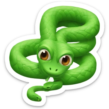 Garden hose snake sticker