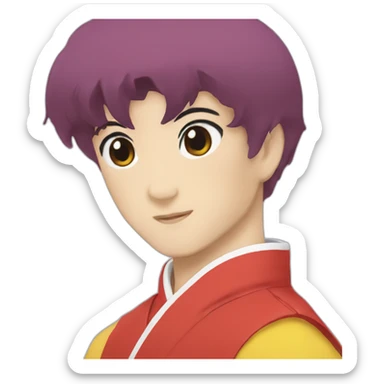 Ranma anime sticker