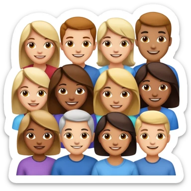 nation with people sticker