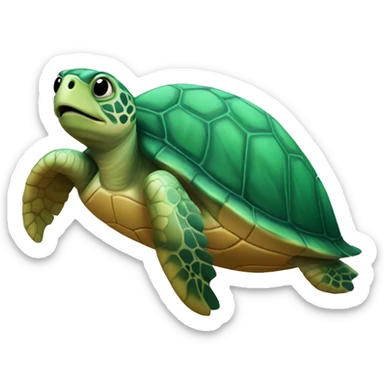 sea turtle sticker