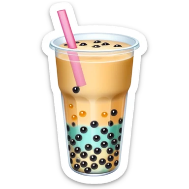 Bubble Tea Emote sticker