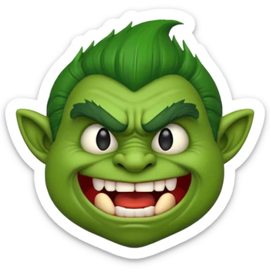 troll emoji sticker