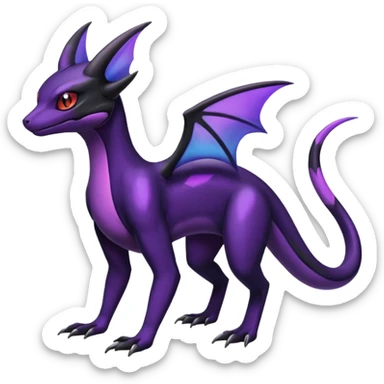 Shiny Salandit-Noivern-Umbreon-Hybrid (Full body) sticker