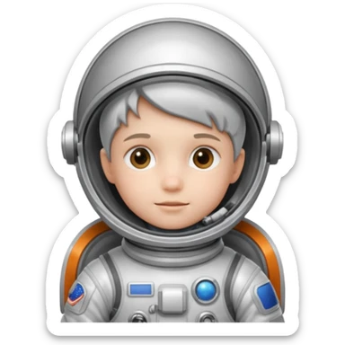 Space Suit Kid sticker