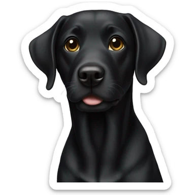 black lab  sticker